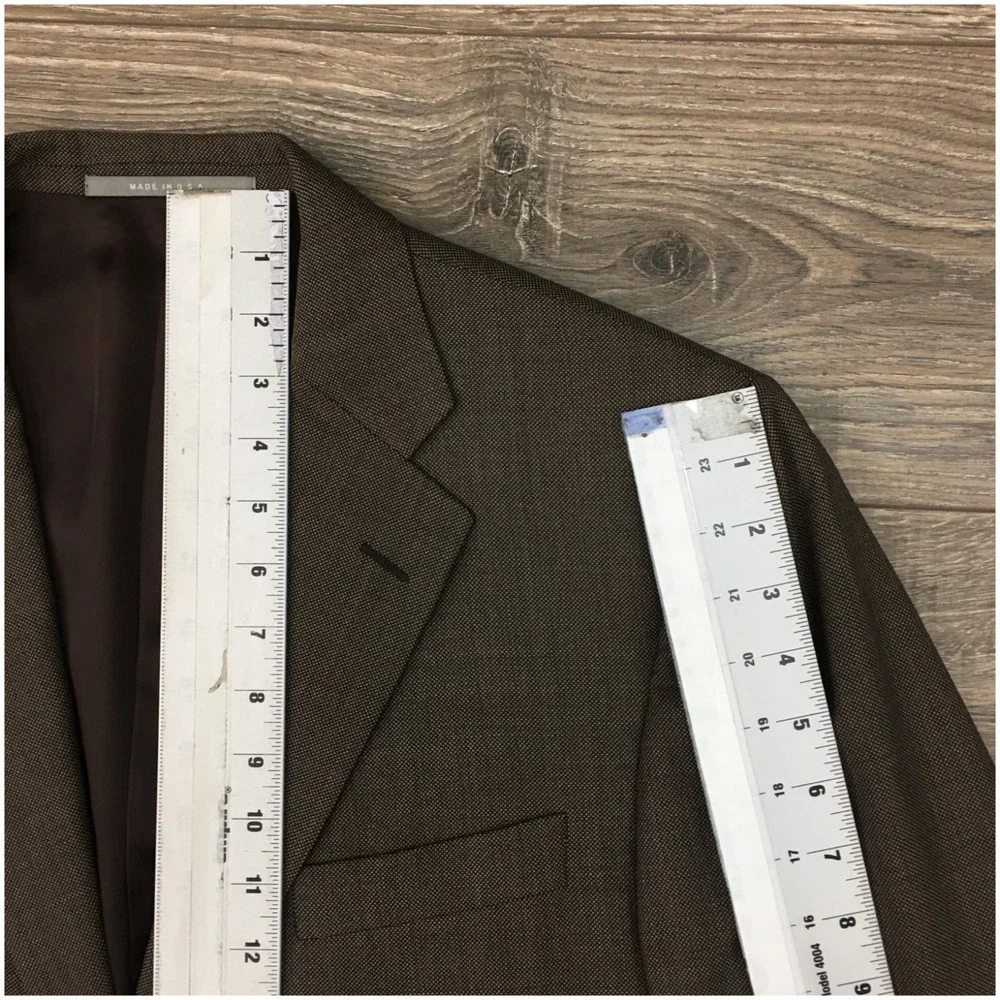 HICKEY FREEMAN Mens Blazer Sport Coat Casual Jacket‎ Size 42L Classic Wool Suit